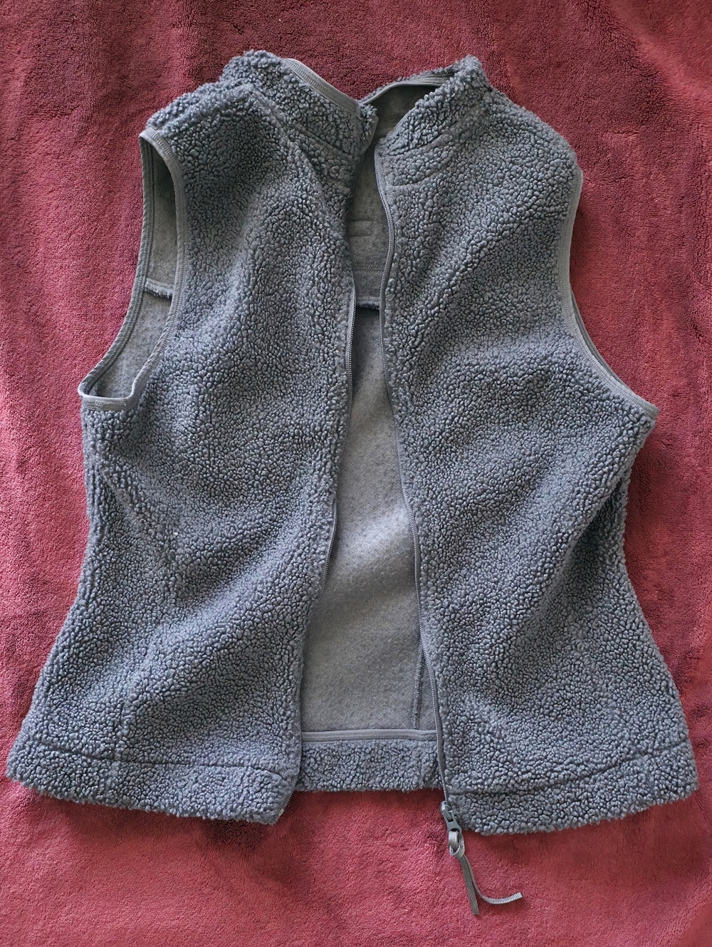 SKIMS Charcoal Fleece Vest